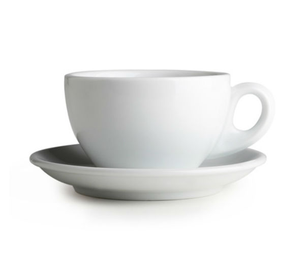 "PALERMO" Latte cups 260ml - white